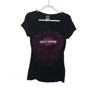 Harley Davidson Ladies Short Sleeve Graphic Tee